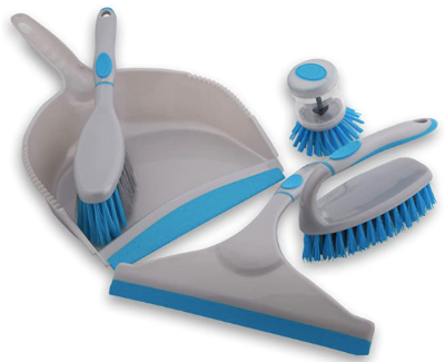 Household Cleaning Brush Kit
